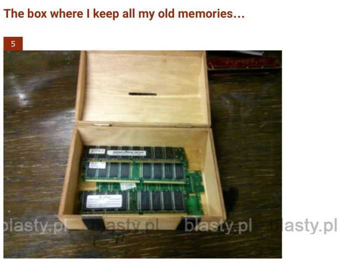 A Ty gdzie trzymasz swoje stare wspomnienia?