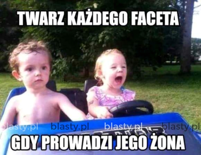 Gdy prowadzi żona