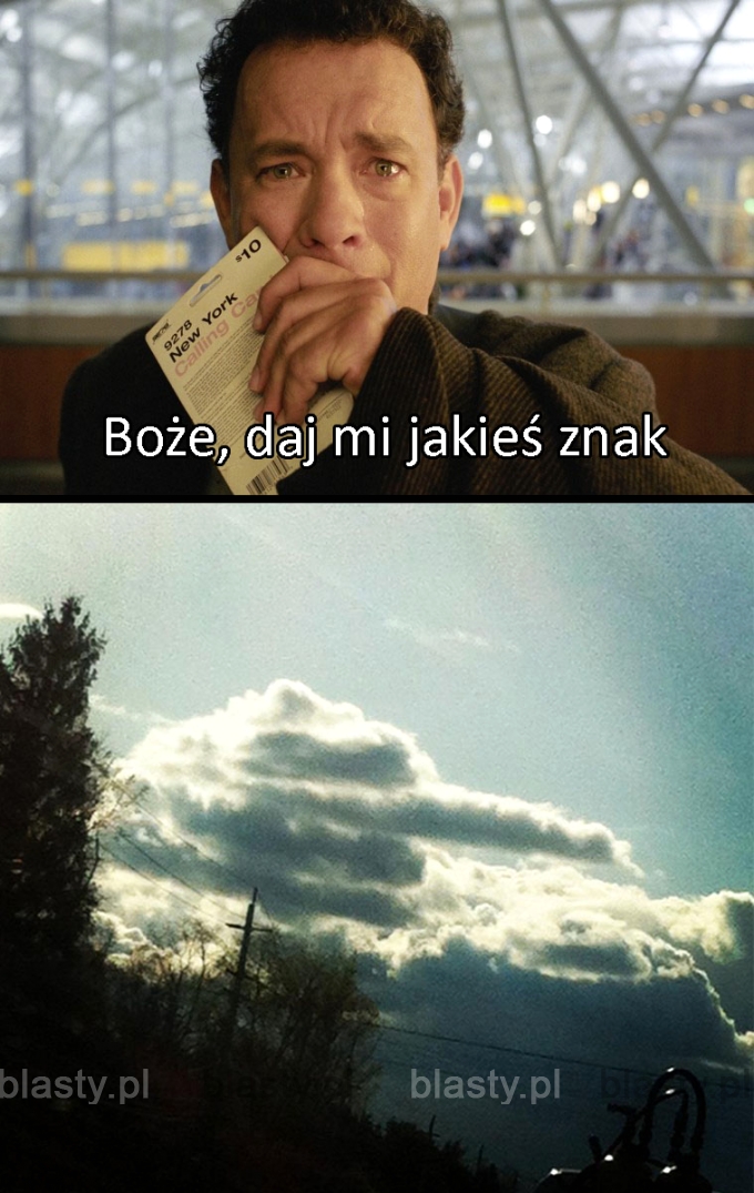 Kiedy czekasz na znak od Boga.