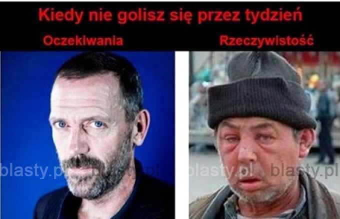 Kiedy nie ogolisz się przez tydzień