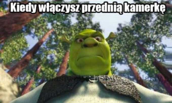 Kiedy włączysz przednią kamerę komróki