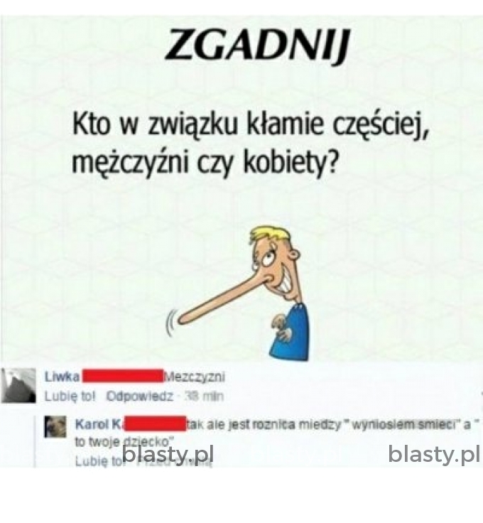 Kto kłamie częściej