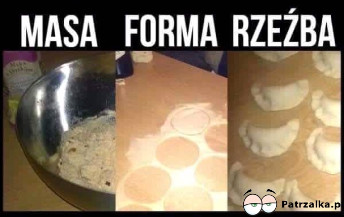 Masa forma rzeźba