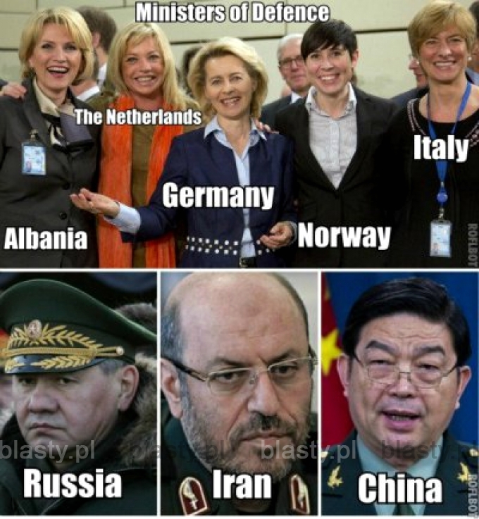 Ministrowie obrony narodowej Albania, Holandia, Norwegia, Włochy