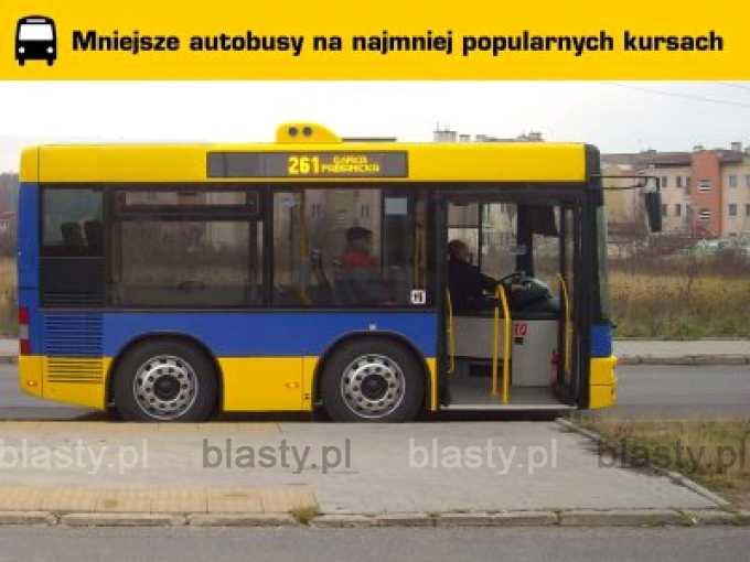 Mniejsze autobusy