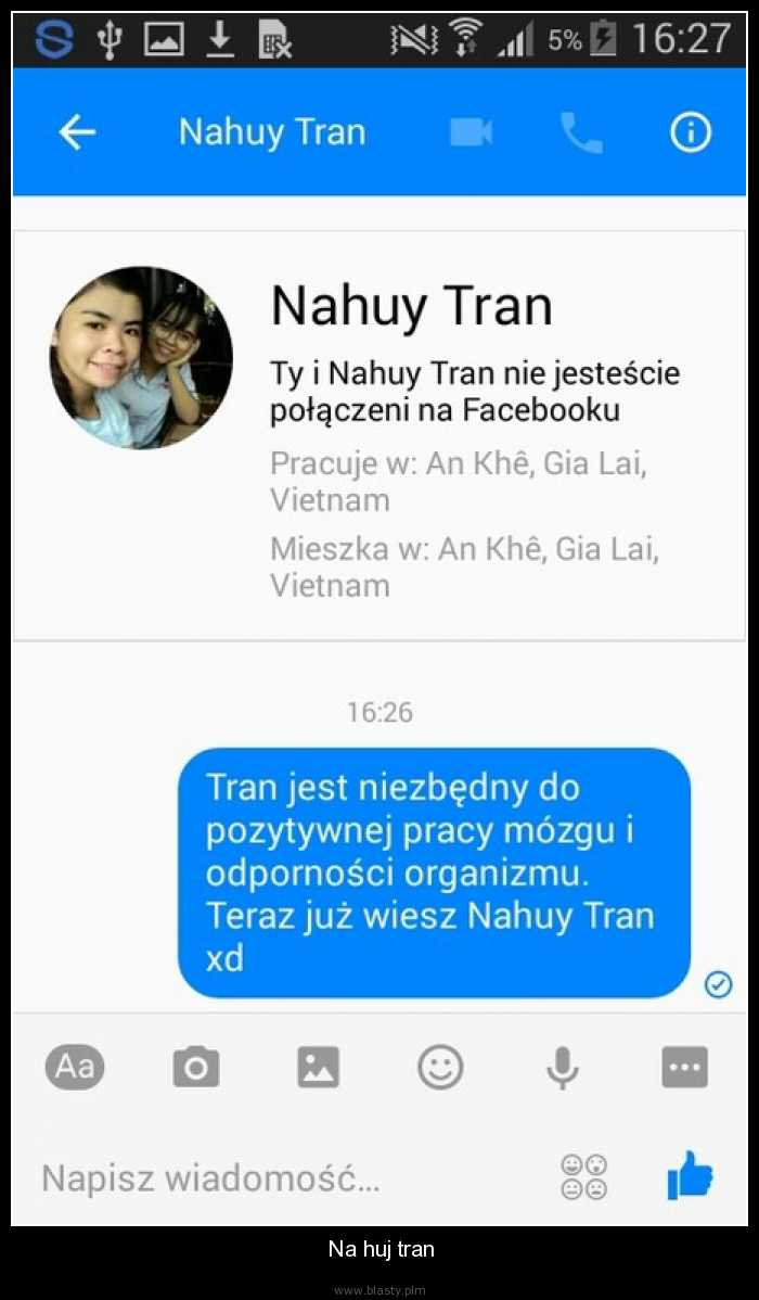 Na huj tran