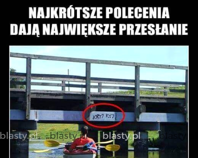 Najkrótsze polecenia dają najlepsze przesłanie