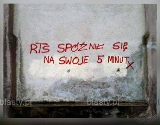 RTS spóźnił się na swoje 5 min