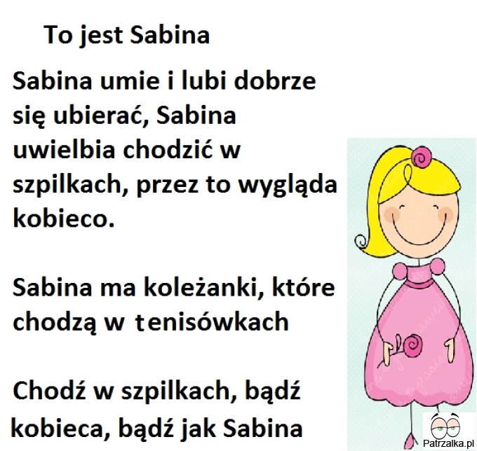 To jest Sabina