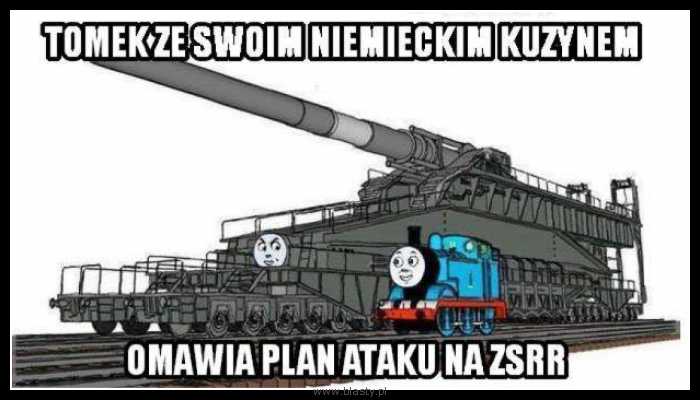 Tomek ze swoim niemieckim kuzynem obmawia plan ataku na ZSSR