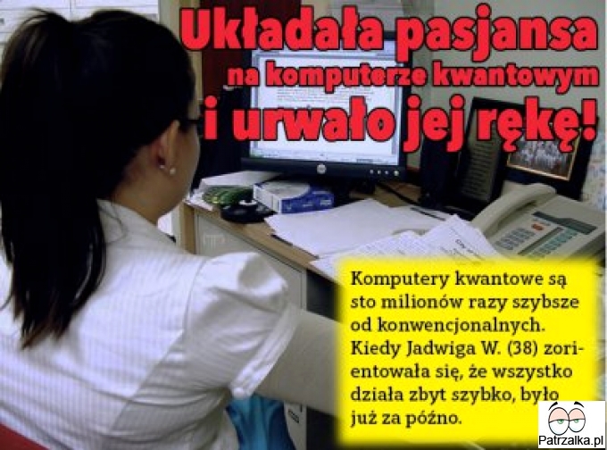 Układała pasjansa i urwało jej rękę