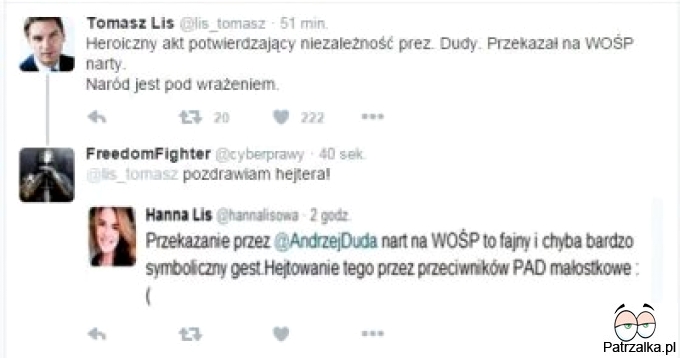 Własnej żonie nie można nawet ufać