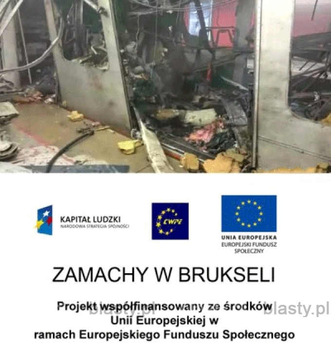 Zamachy w Brukseli program współfinansowany ze środków unii europejskiej
