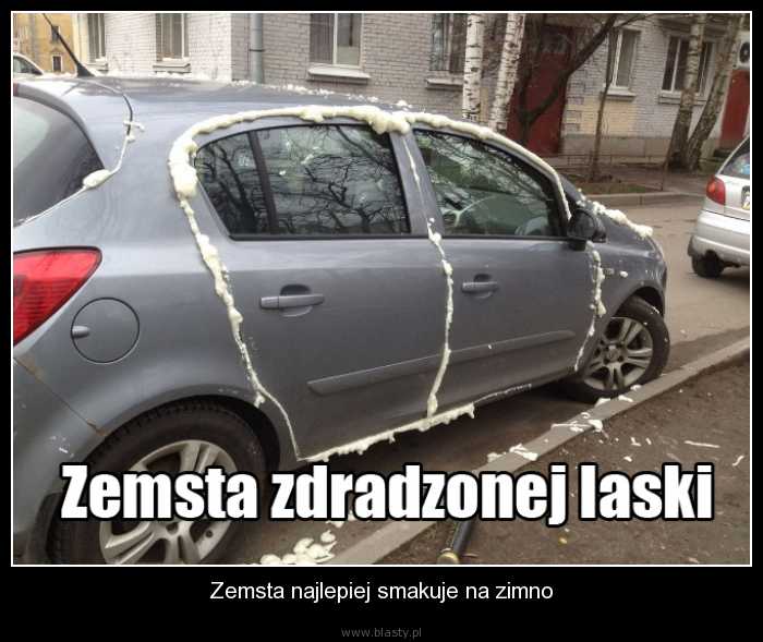 Zemsta najlepiej smakuje na zimno