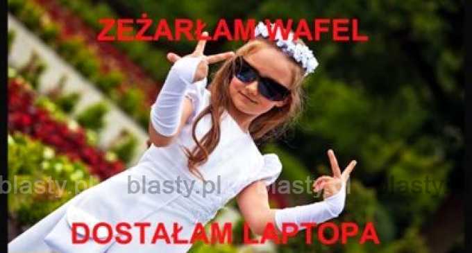 Zeżarłam wafel