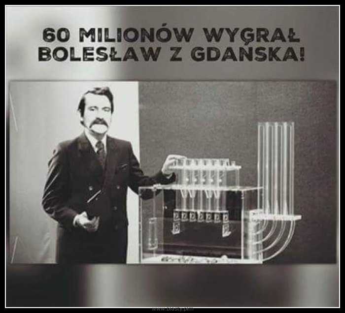60 milionów wygrał Bolesław z Gdańska
