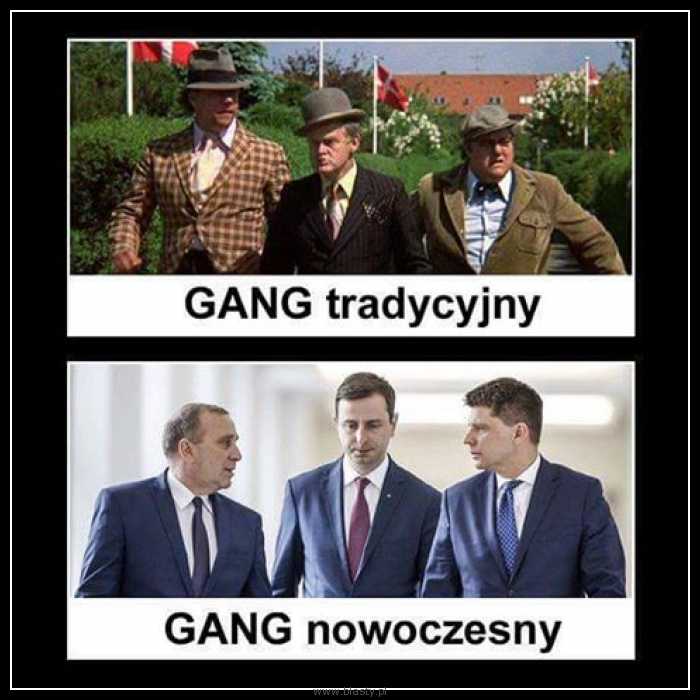 Gang tradycyjny vs gang nowoczesny