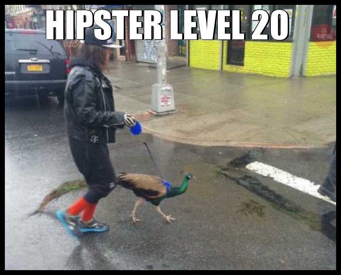 Hipster level 20