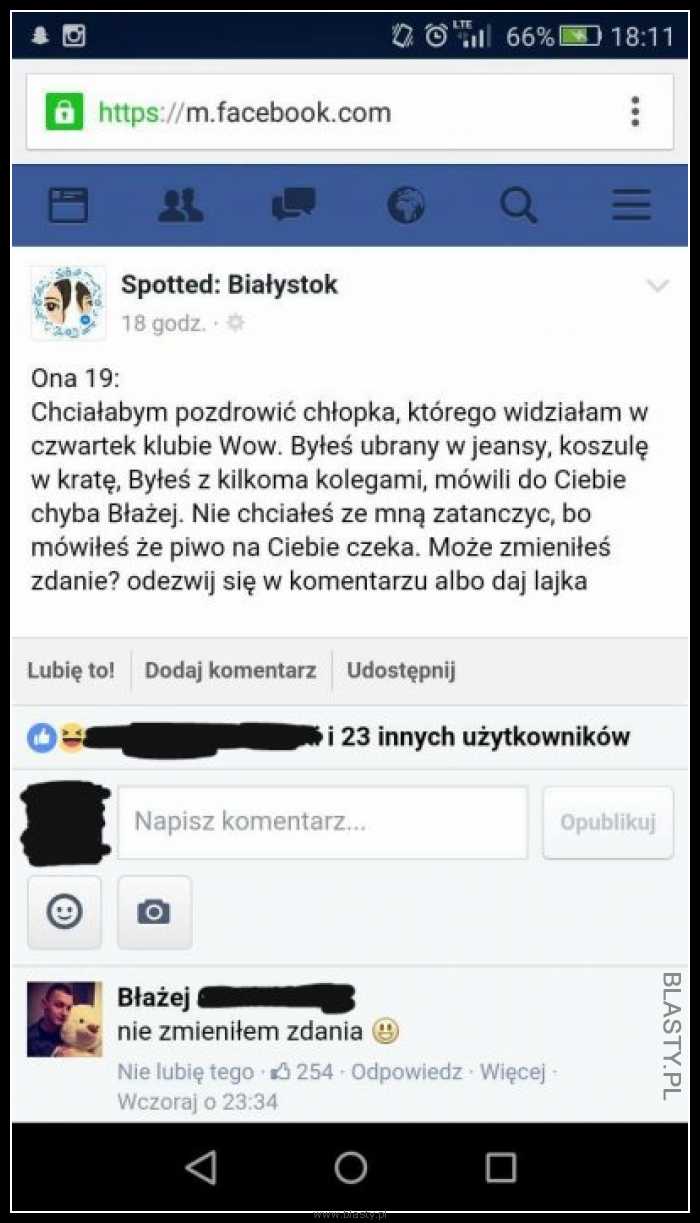 Kiedy chciałaś zatańczyć ale dostałaś kosza