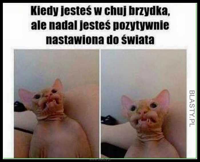 Kiedy jesteś w chuj brzydka