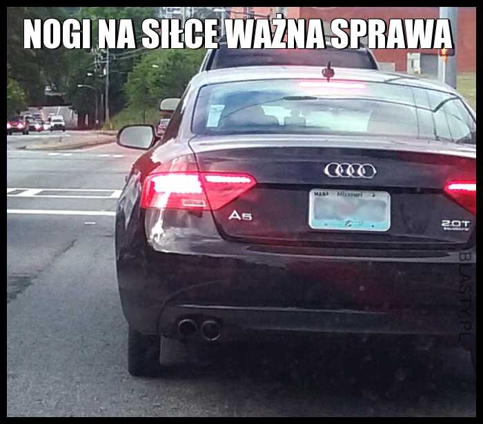 Nogi na siłce ważna sprawa