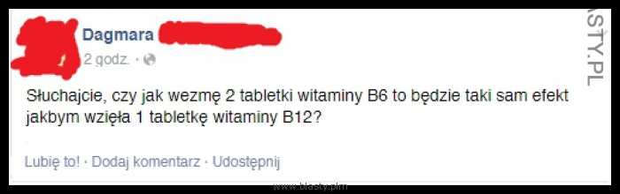 2 tabletki witaminy b6