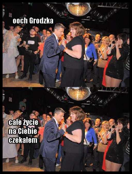 Grodzka tańczy z Palikotem