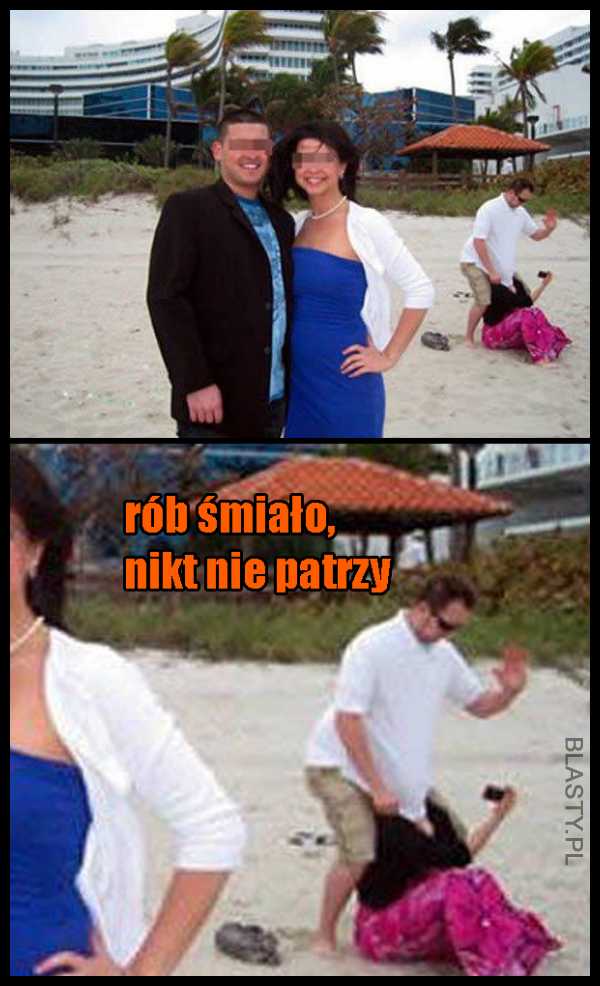 Myśleli, że nikt na niech nie patrzy