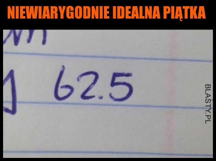 piątka perfekcjonisty