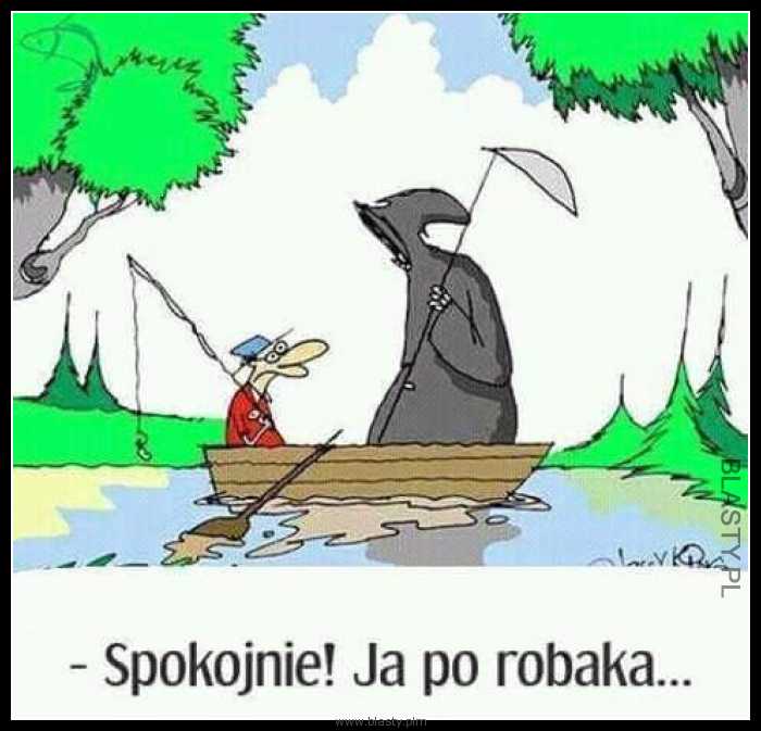 Spokojnie ja po robaka