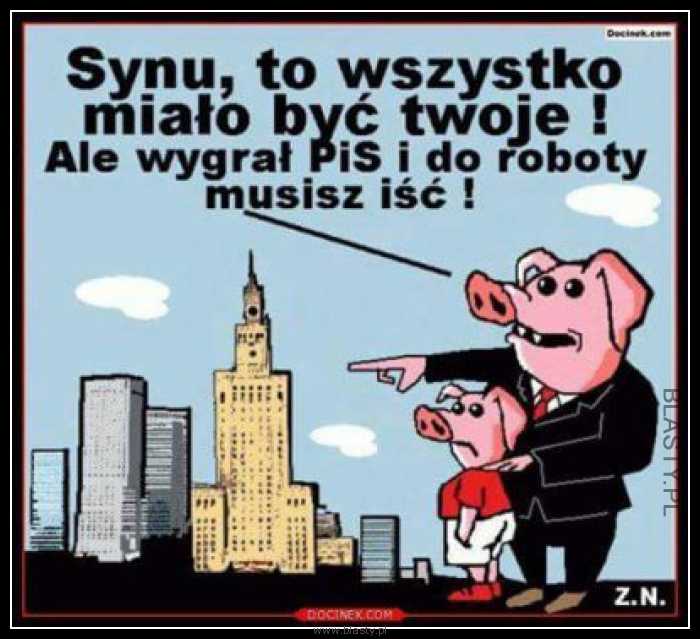 Synu to wszystko miało być Twoje ale wygrał PIS