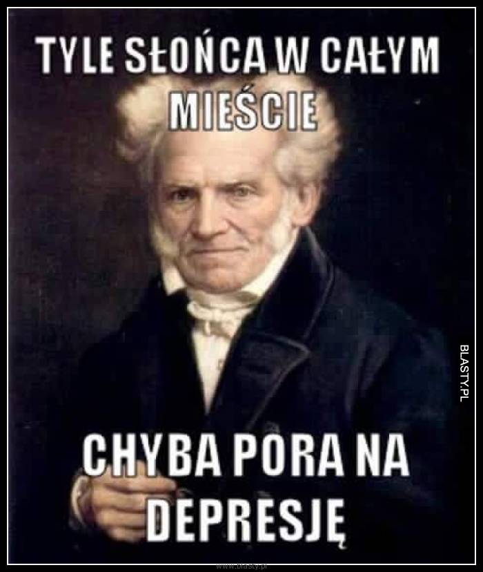 Tyle słońca w całym mieście - chyba pora na depresje