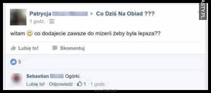 Co dodajecie do mizerii żeby była lepsza ?