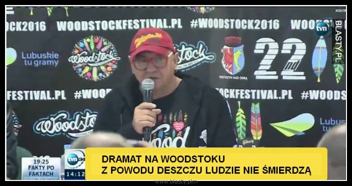 Dramat na woodstocku ludzie nie śmierdzą