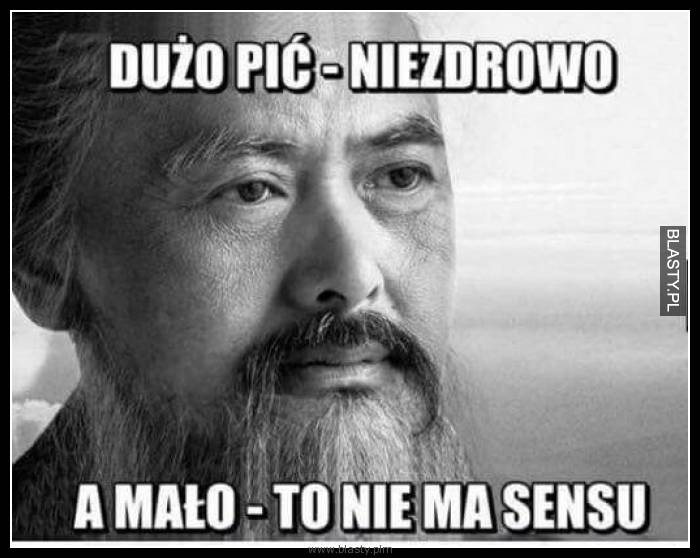 Dużo pić niezdrowo