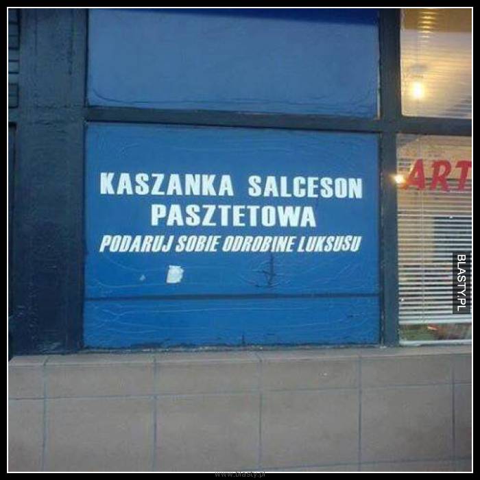 Kaszanka salceson pasztetowa