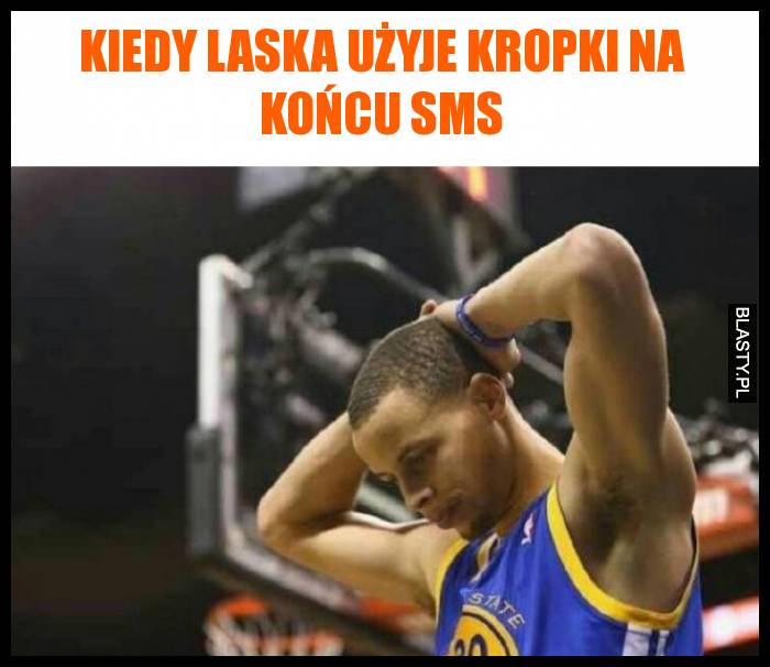 Kiedy laska użyje kropki na końcu sms