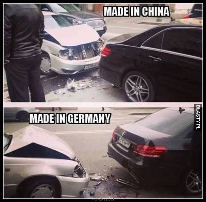 Made in china vs made in germany