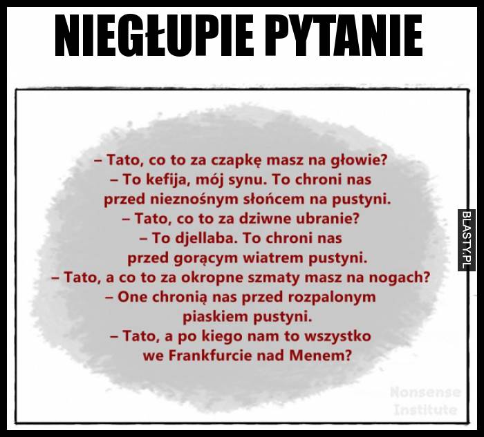 Niegłupie pytanie