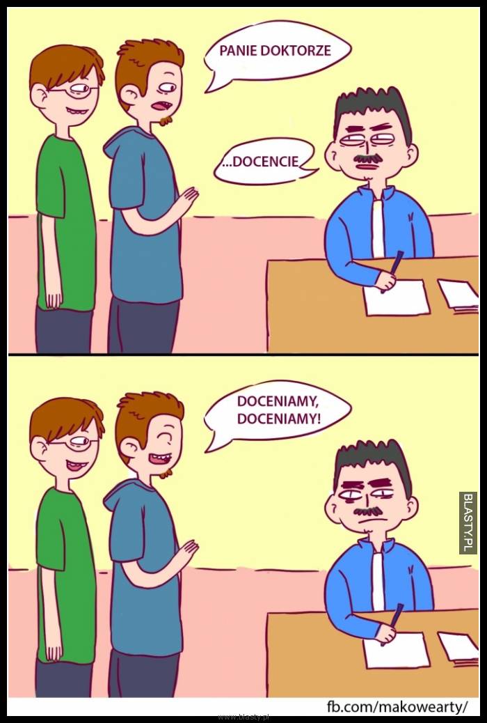 Panie doktorze .. docencie