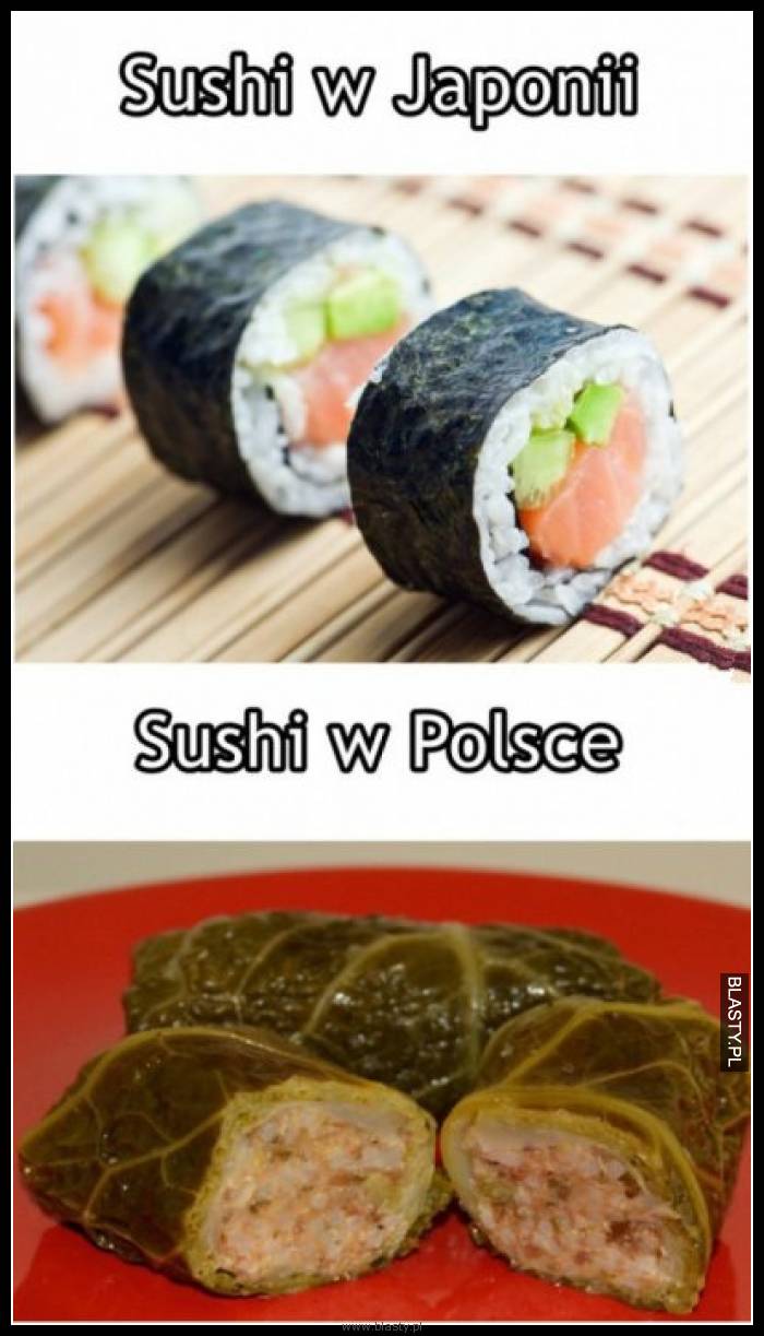 Sushi w Japonii vs Sushi w Polsce