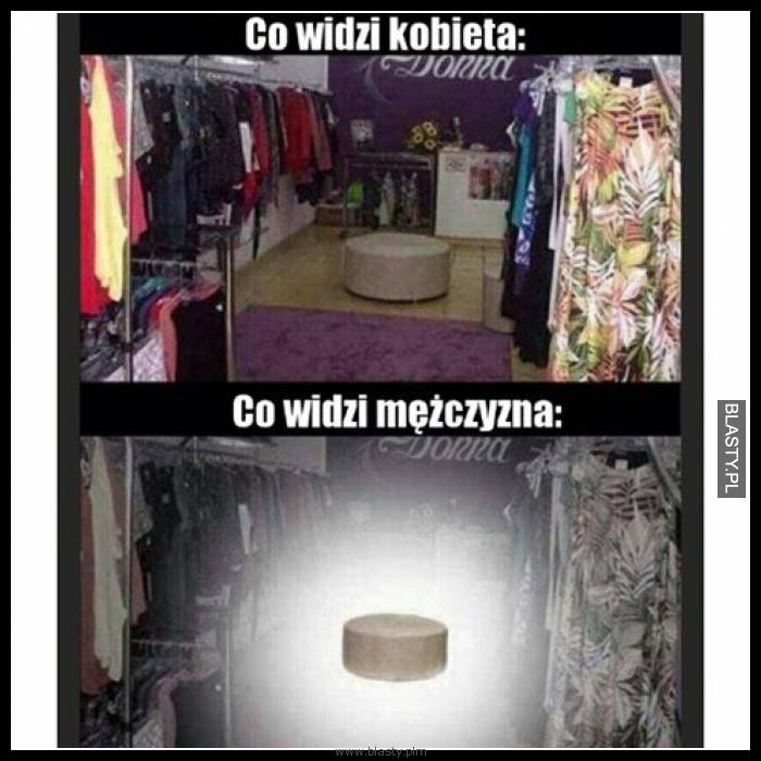 Co widzi kobieta vs co widzi mężczyzna