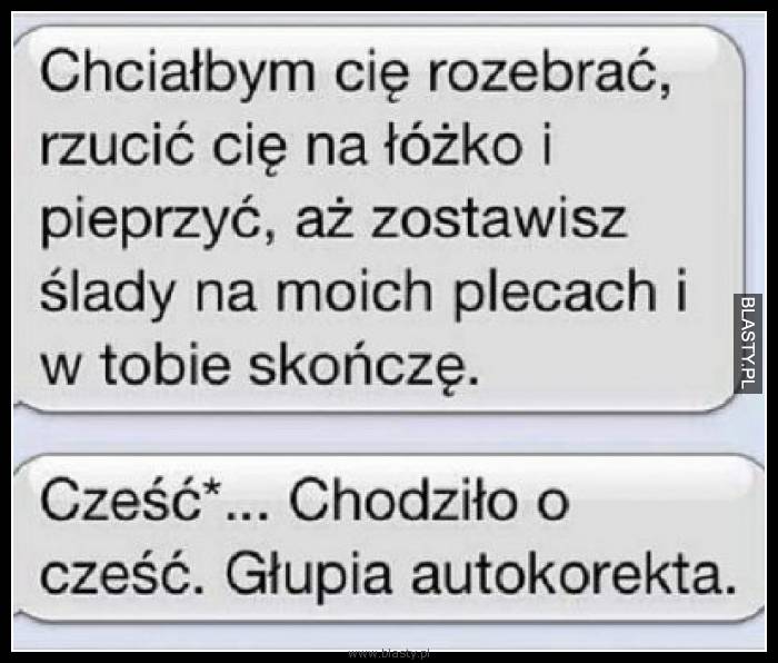 Głupia autokorekta