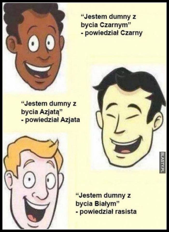 Jestem rasistą