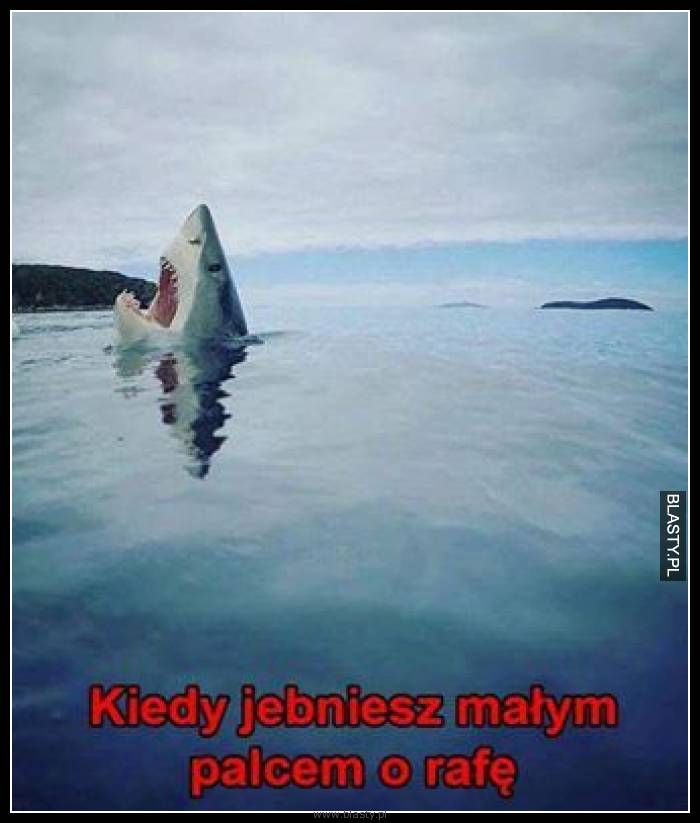 Kiedy jebniesz małym palcem o rafę