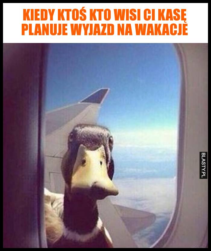 Kiedy ktoś kto wisi Ci kasę planuje wyjazd na wakacje