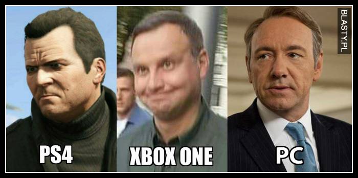 PS4 vs XBox one vs PC