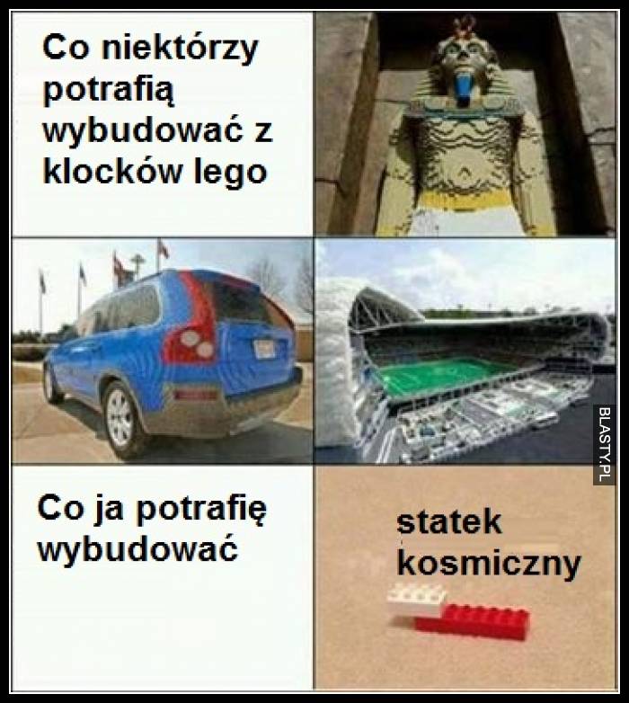 Co niektórzy potrafią wybudować z klocków lego