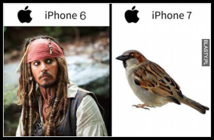 Iphone 6 vs Iphone 7 - Jack Sparrow