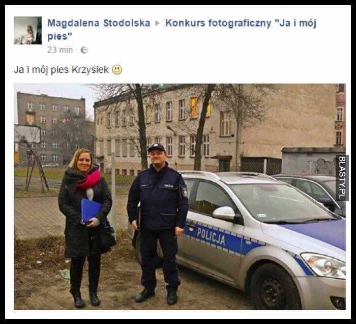 Ja i mój pies Krzysiek